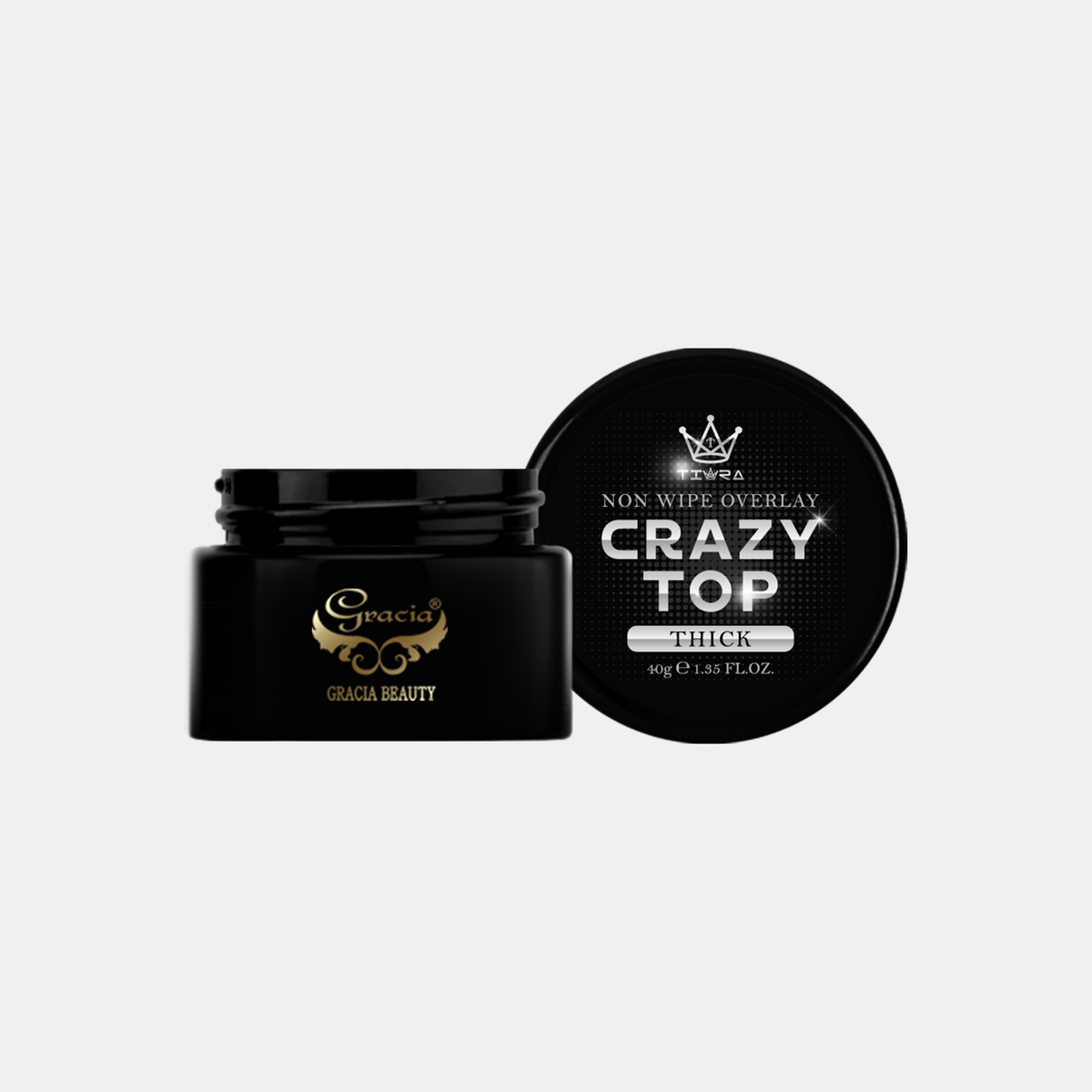 GRACIA Tiara Crazy Top Gel Overlay 40g, Beauty & Personal Care