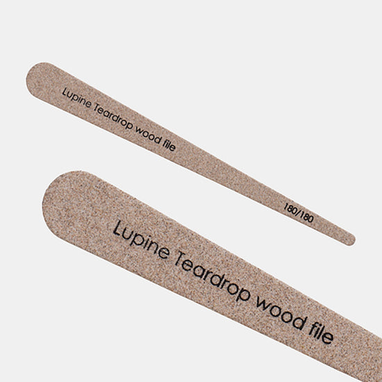 Lupine Wood Nail File - Teardrop shape